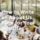 How to Write an About Page for your Website